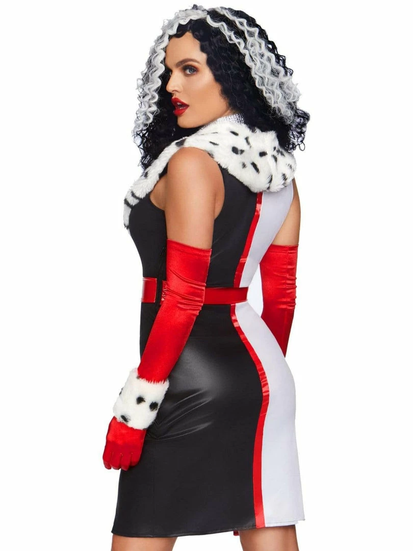 Leg Avenue Costumes Devilish Diva Cruella De Vil Villain Costume 4 Leg Avenue Costumes Devilish Diva Cruella De Vil Villain Costume