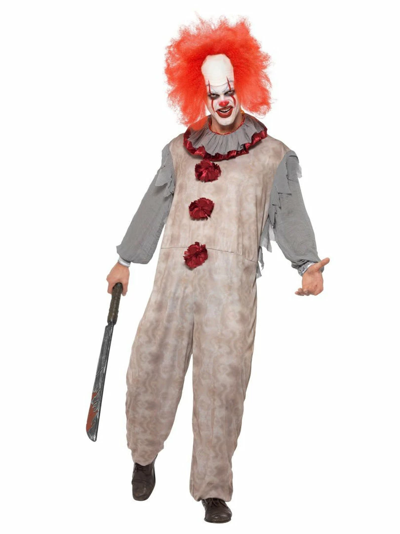 Smiffys Mens Horror Movie Clown Costume 2 Smiffys Mens Horror Movie Clown Costume