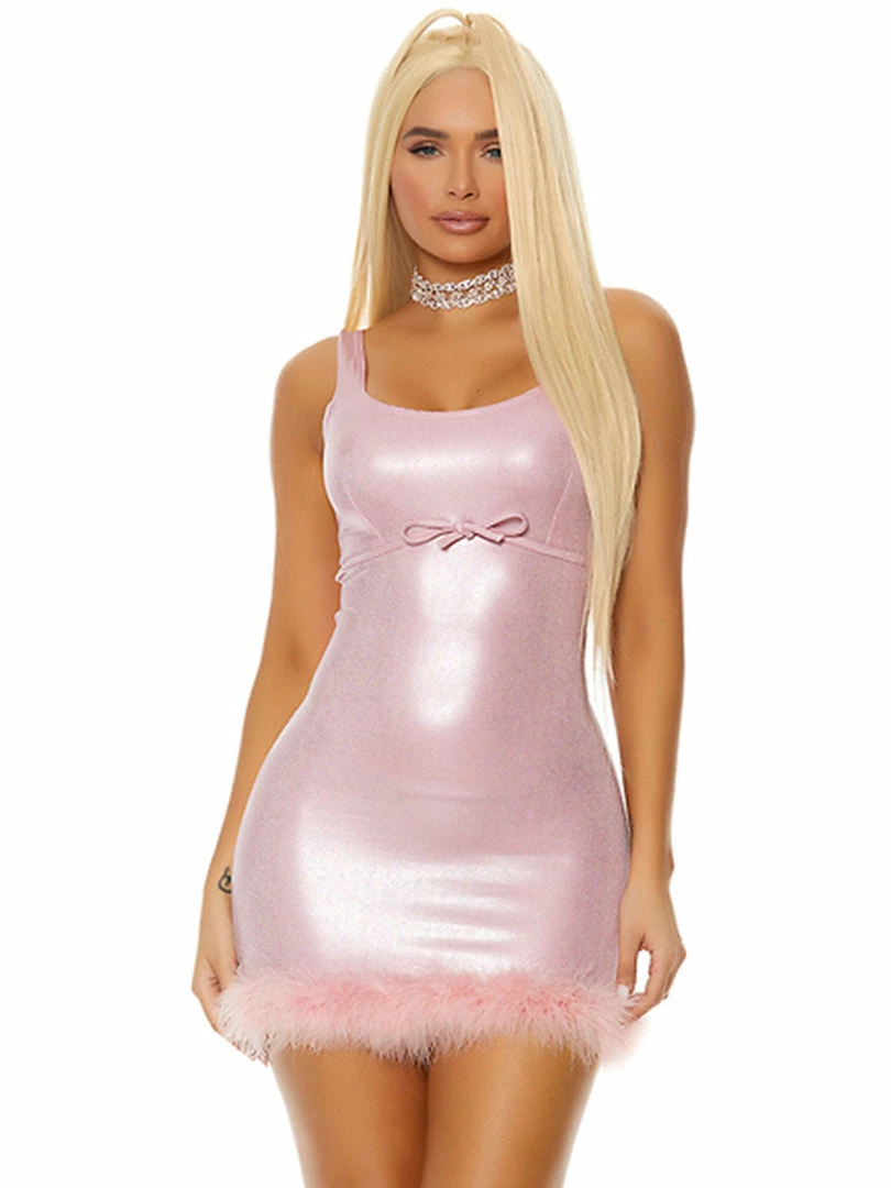 Forplay High School Reunion Women's Pink Michele Style 90s Movie Costume 1 Forplay High School Reunion Women's Pink Michele Style 90s Movie Costume