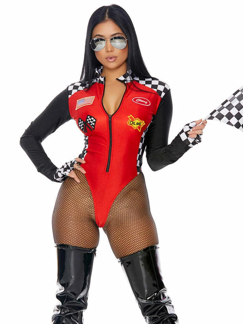 Forplay Wanna Race? Sexy Race Girl Racer Costume Costumes 1 Forplay Wanna Race? Sexy Race Girl Racer Costume Costumes