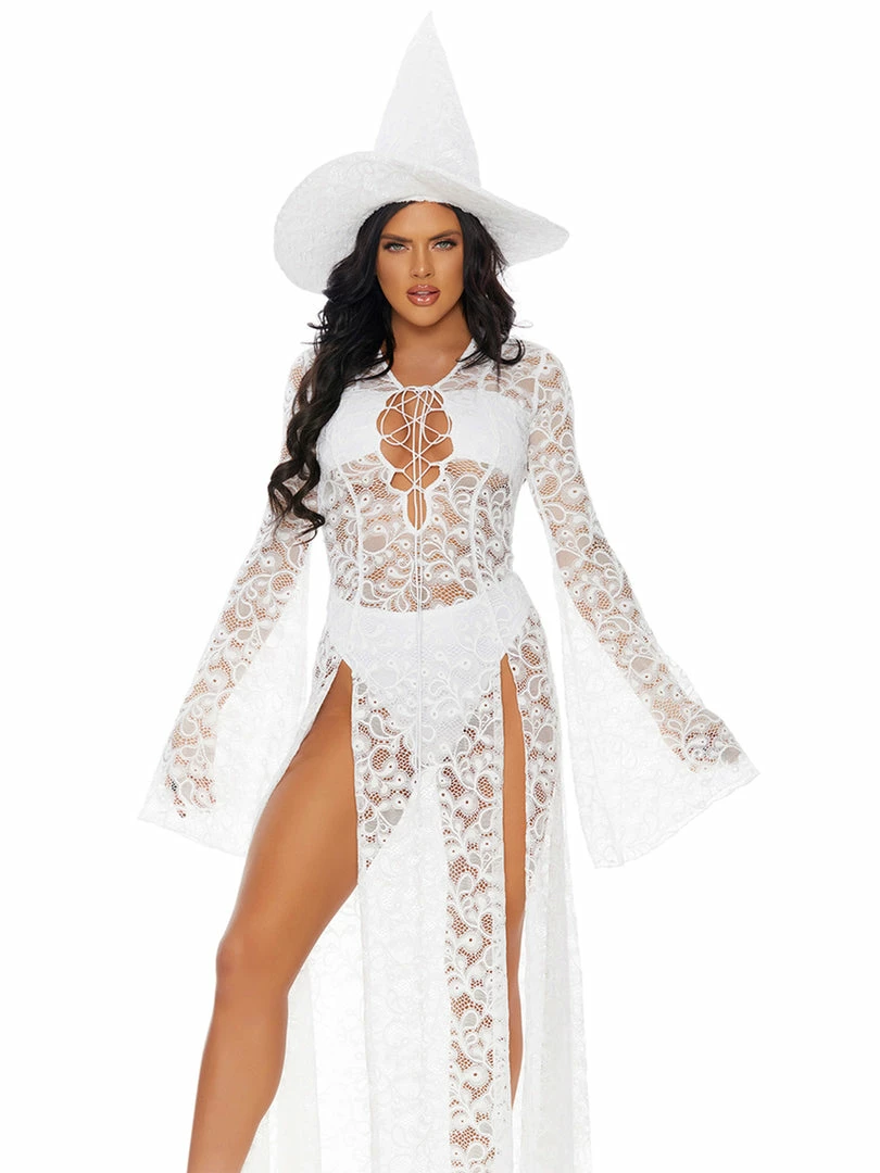 Forplay What A Witch White Wicker Sexy Witch Costume 2 Forplay What A Witch White Wicker Sexy Witch Costume