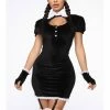Forplay Woman Crush Wednesday 3 Piece Wednesday Addams Costume