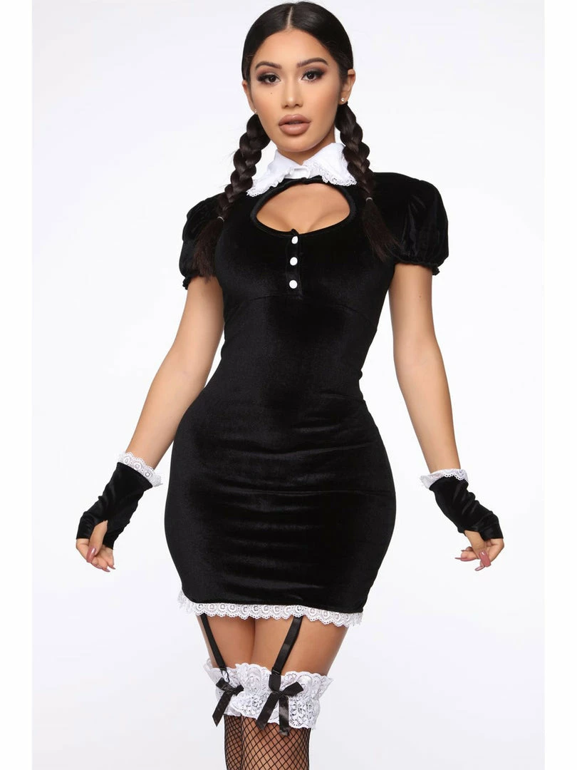 Forplay Woman Crush Wednesday 3 Piece Wednesday Addams Costume 1 Forplay Woman Crush Wednesday 3 Piece Wednesday Addams Costume