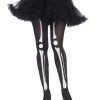 Leg Avenue Womens Costumes Womens Halloween Skeleton Print Bone Tights