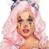Leg Avenue Harlequin Clown Adhesive Face Jewels Stickers Costumes