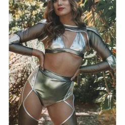 Forplay Heart Of Tin Sexy Womens Tin Man Fancy Dress Costume Costumes
