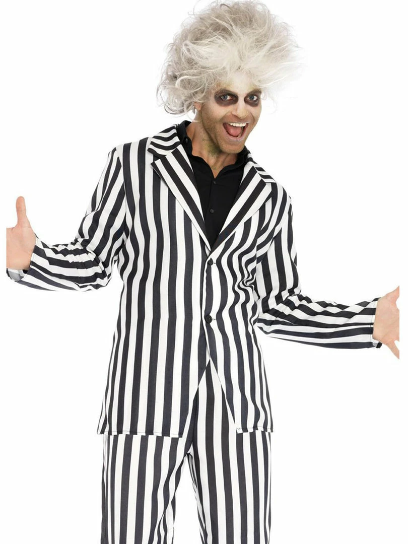 Leg Avenue Beetle Juice Mens Halloween Costume Costumes 1 Leg Avenue Beetle Juice Mens Halloween Costume Costumes