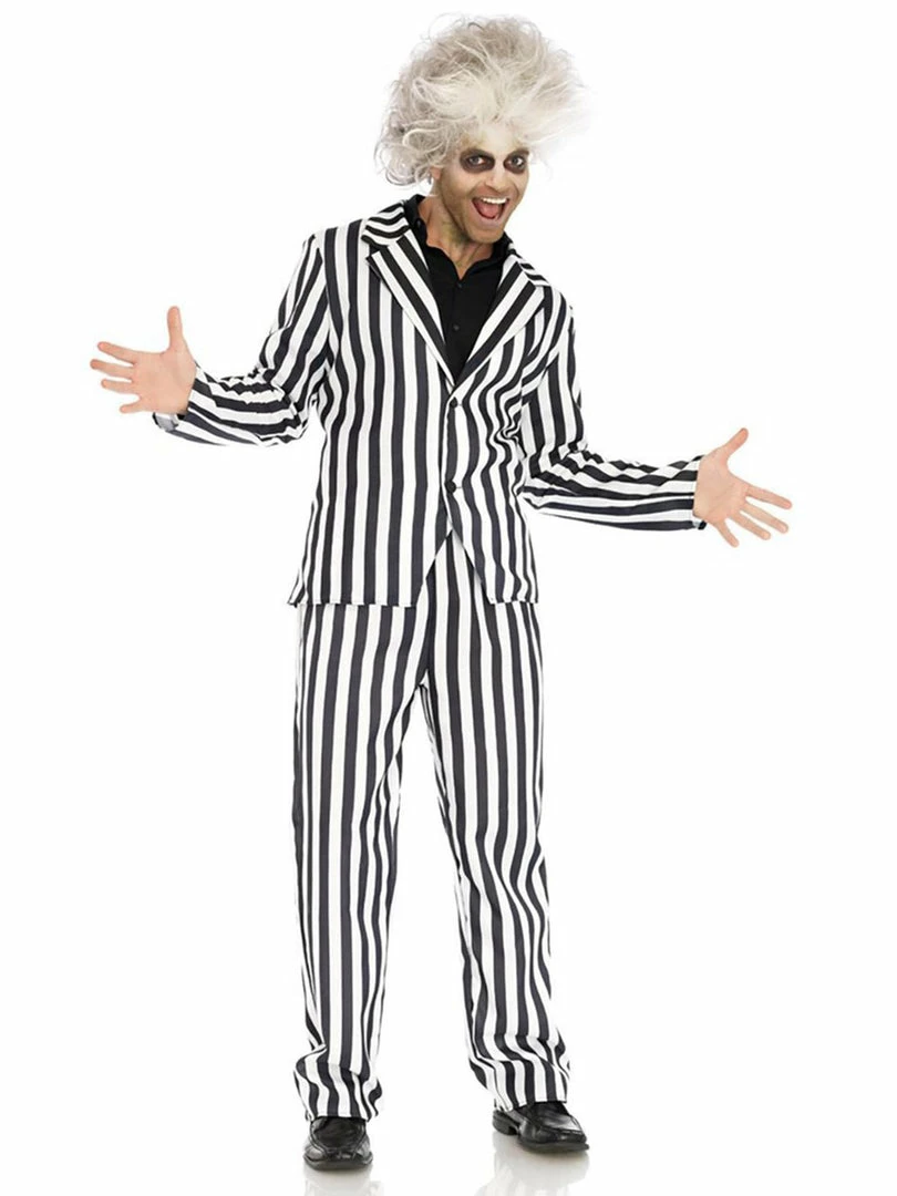 Leg Avenue Beetle Juice Mens Halloween Costume Costumes 2 Leg Avenue Beetle Juice Mens Halloween Costume Costumes