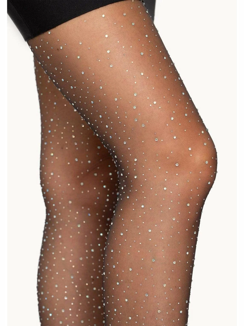 Leg Avenue Hosiery Starry Nights Sheer Rhinestone Pantyhose Tights In Black 2 Leg Avenue Hosiery Starry Nights Sheer Rhinestone Pantyhose Tights In Black