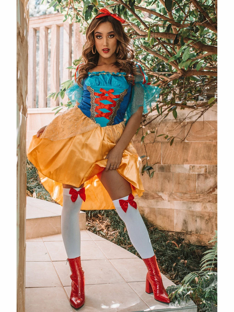 Leg Avenue Storybook Snow White Womens Costume 3 Leg Avenue Storybook Snow White Womens Costume