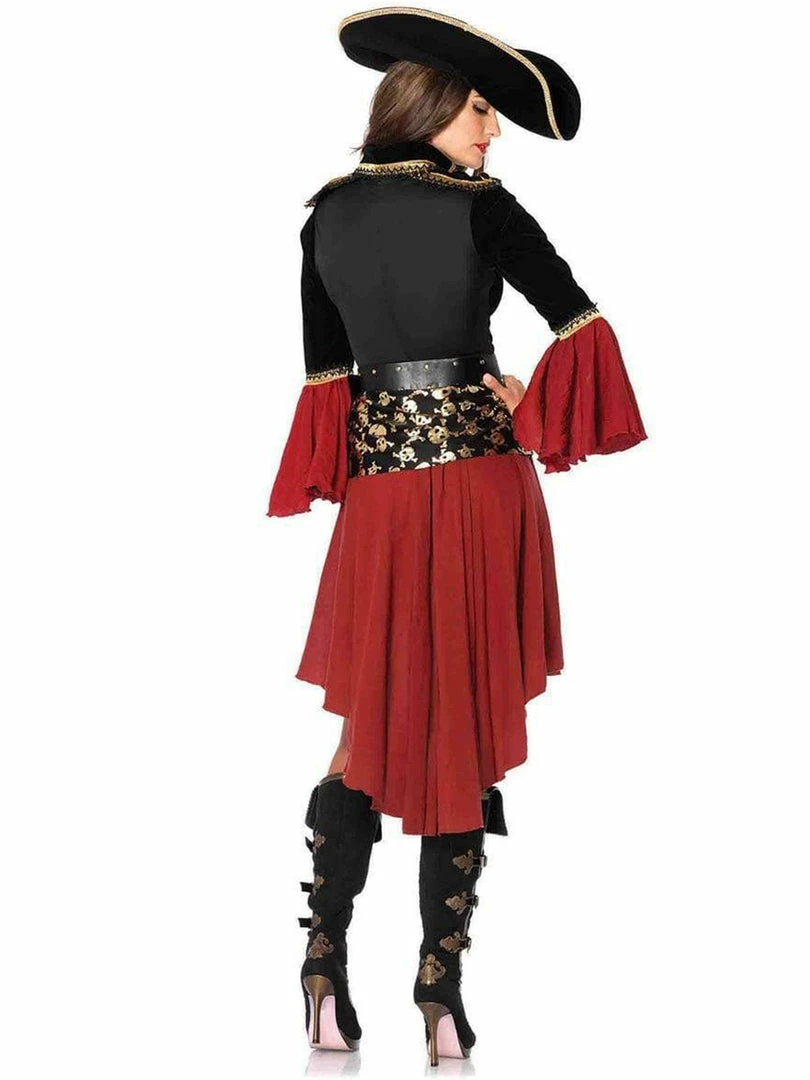 Leg Avenue Cruel Seas Captain Sultry Womens Pirate 2 Piece Costume 7 Leg Avenue Cruel Seas Captain Sultry Womens Pirate 2 Piece Costume