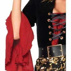 Leg Avenue Cruel Seas Captain Sultry Womens Pirate 2 Piece Costume 12 Leg Avenue Cruel Seas Captain Sultry Womens Pirate 2 Piece Costume