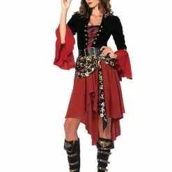 Leg Avenue Cruel Seas Captain Sultry Womens Pirate 2 Piece Costume 9 Leg Avenue Cruel Seas Captain Sultry Womens Pirate 2 Piece Costume