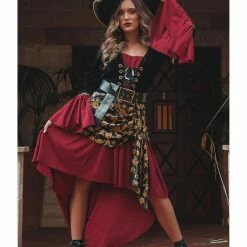 Leg Avenue Cruel Seas Captain Sultry Womens Pirate 2 Piece Costume