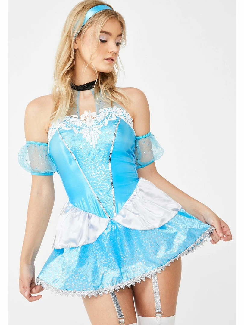 Leg Avenue Fairytale Flirt Womens Sexy Cinderella Costume Costumes 1 Leg Avenue Fairytale Flirt Womens Sexy Cinderella Costume Costumes