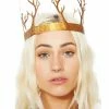 Leg Avenue Costumes Gold Metal Fantasy Crown Costume Accessory