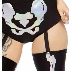 Leg Avenue Holographic Skeleton Womens Halloween Costume Costumes 9 Leg Avenue Holographic Skeleton Womens Halloween Costume Costumes