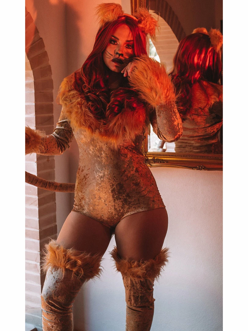 Leg Avenue Lovely Lioness Womens Sexy Bodysuit Costume Costumes 7 Leg Avenue Lovely Lioness Womens Sexy Bodysuit Costume Costumes