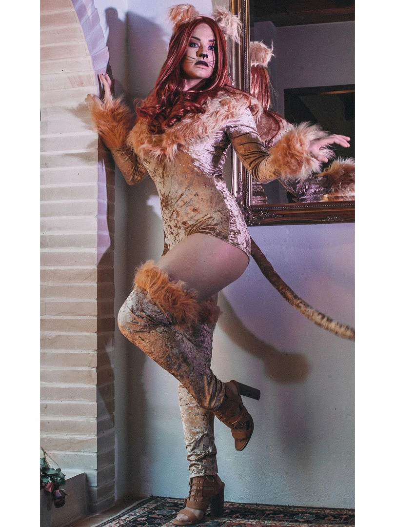 Leg Avenue Lovely Lioness Womens Sexy Bodysuit Costume Costumes 6 Leg Avenue Lovely Lioness Womens Sexy Bodysuit Costume Costumes
