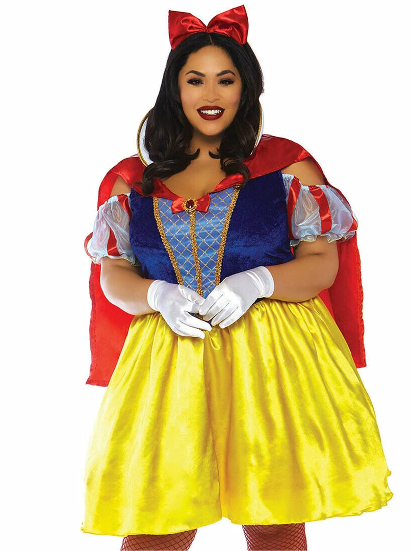 Leg Avenue Plus Size Fairytale Snow White Costume 1 Leg Avenue Plus Size Fairytale Snow White Costume