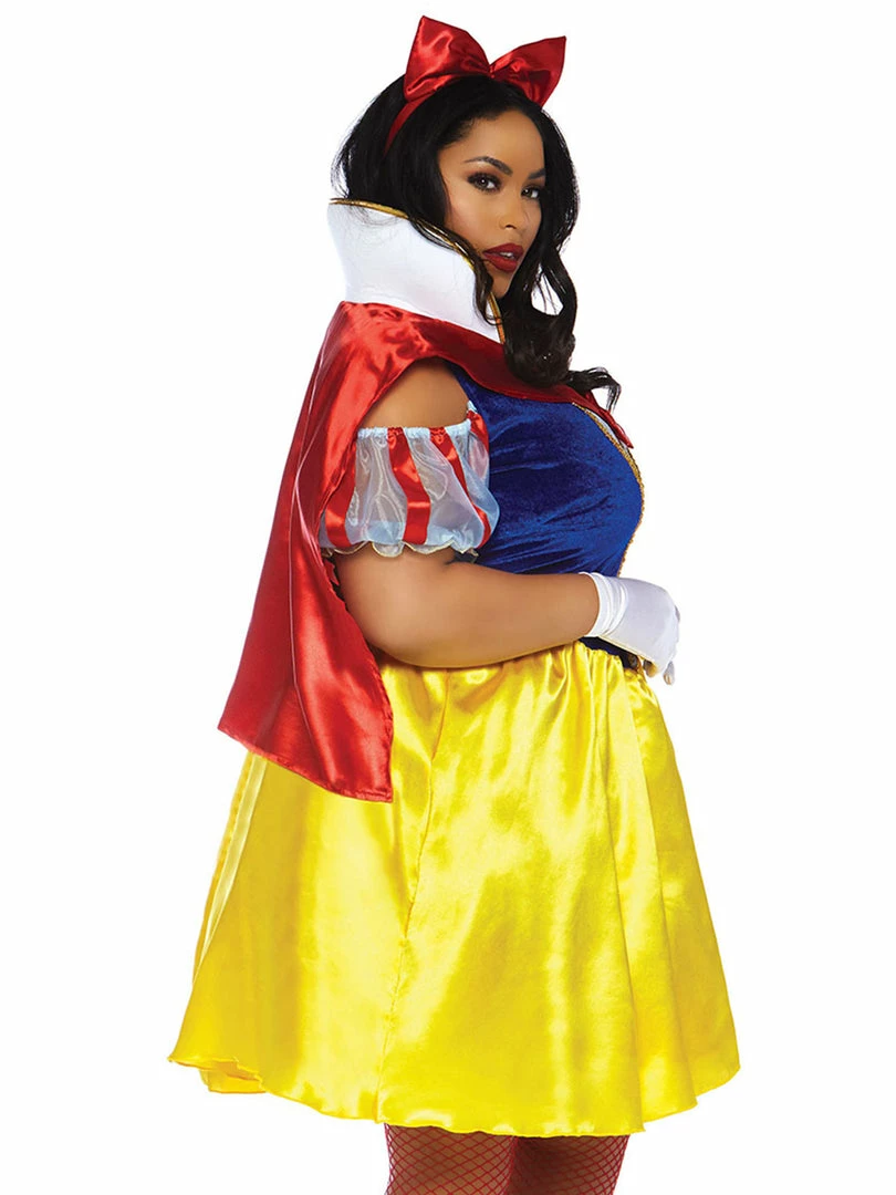 Leg Avenue Plus Size Fairytale Snow White Costume 2 Leg Avenue Plus Size Fairytale Snow White Costume