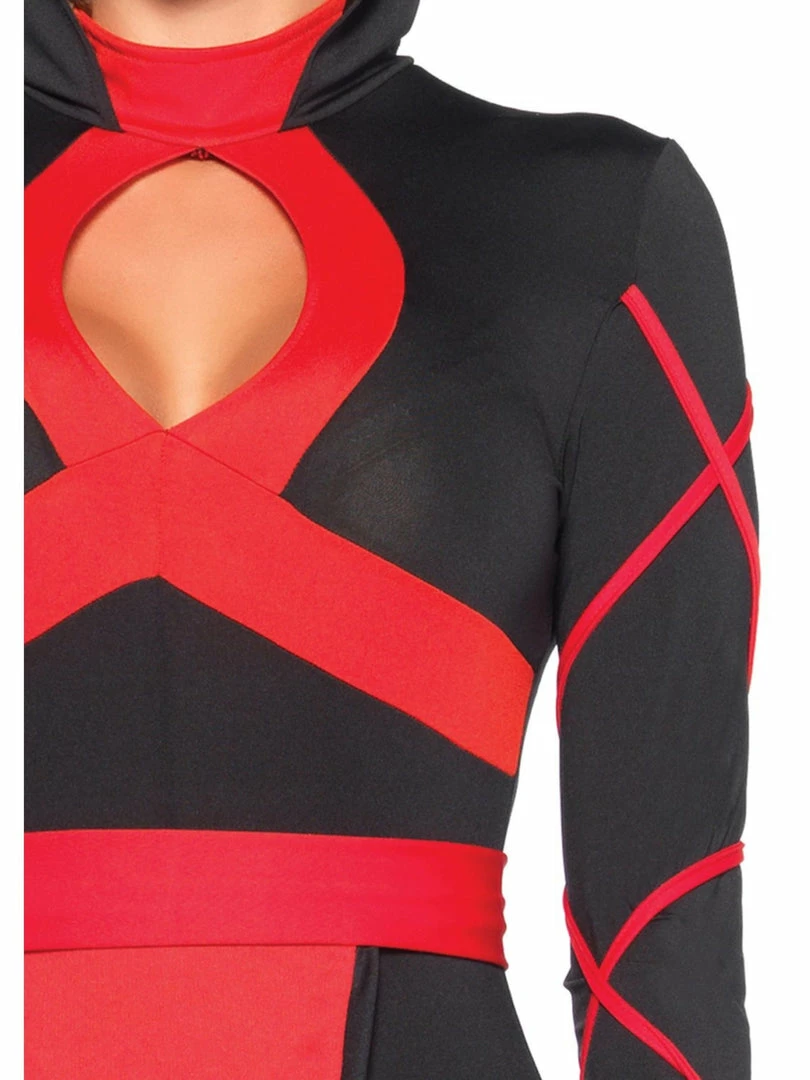 Leg Avenue Red & Black Deadly Sexy Dragon Ninja Costume 7 Leg Avenue Red & Black Deadly Sexy Dragon Ninja Costume