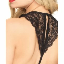 Leg Avenue Scandal Three Piece Delicate Lace Lingerie Set