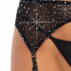 Leg Avenue Lingerie Accessories Time To Shine Rhinestone Garter Belt 10 Leg Avenue Lingerie Accessories Time To Shine Rhinestone Garter Belt