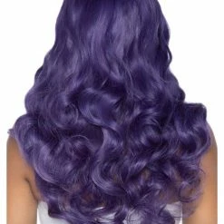 Leg Avenue Womens Long Wavy Purple Mermaid Wig Costumes
