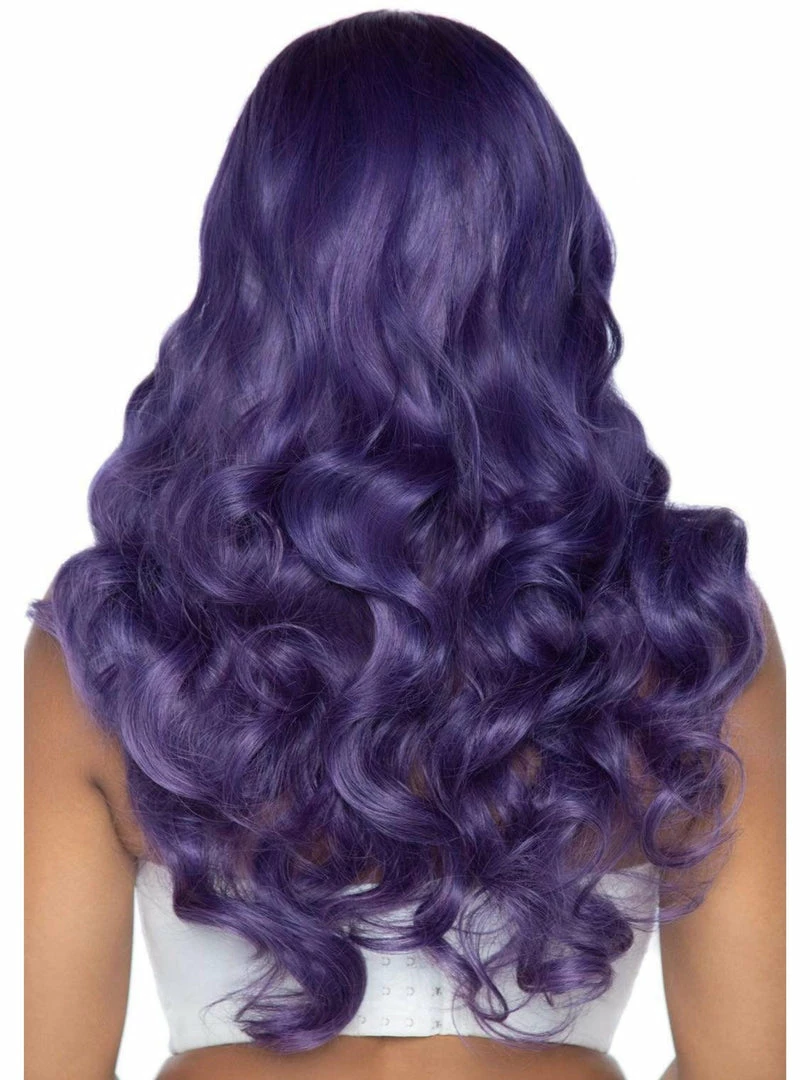 Leg Avenue Womens Long Wavy Purple Mermaid Wig Costumes 2 Leg Avenue Womens Long Wavy Purple Mermaid Wig Costumes