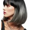 SMIFFYS Manic Panic Glam Doll Grey & Black Ombre Wig Wigs