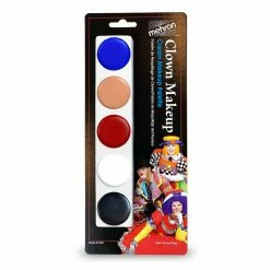 Costume Accessories Mehron Clown 5 Colour Make Up Palette