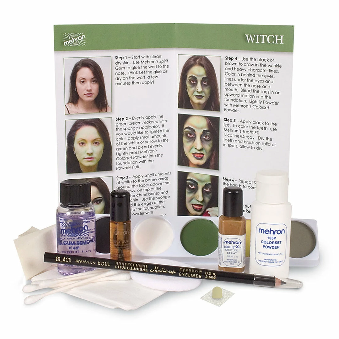 Costume Accessories Mehron Character Makeup Kit Witch 2 Costume Accessories Mehron Character Makeup Kit Witch