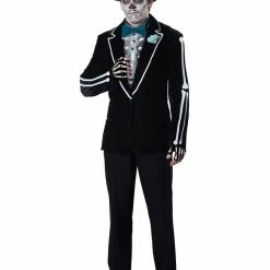 California Costumes El Novio Muerto Mens Mexican Day Of The Dead Grooms Costume