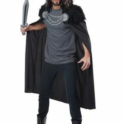 California Costumes Game Of Thrones Mens Wolf Clan Warrior Costume