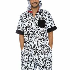 Leg Avenue Dalmatian Dog Animal Onesie Mens Costume Costumes