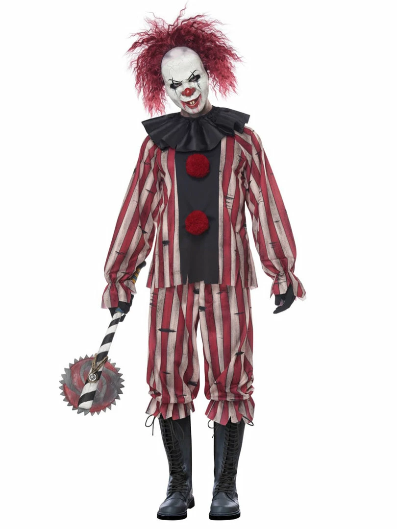 California Costumes Mens Pennywise Nightmare Creepy Clown Halloween Costume 1 California Costumes Mens Pennywise Nightmare Creepy Clown Halloween Costume