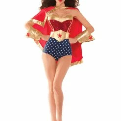 Partyking Womens Wonderful Babe Wonder Woman Costume Costumes