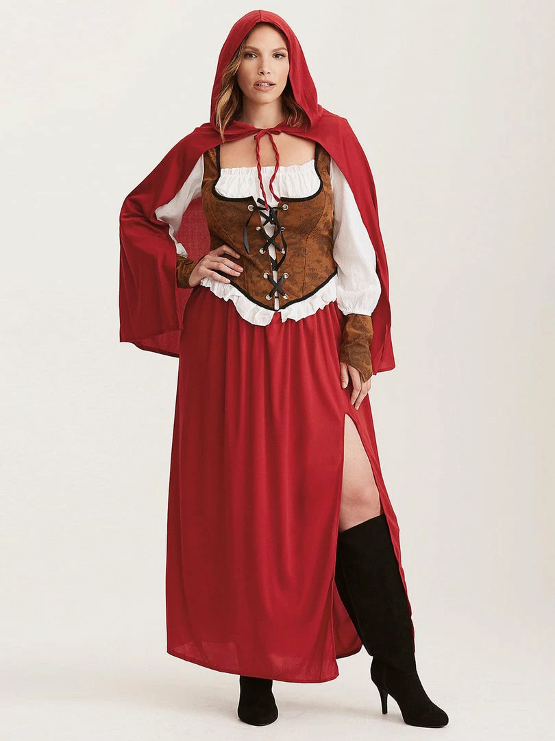 Leg Avenue Plus Size Classic Red Riding Hood Womens Costume 1 Leg Avenue Plus Size Classic Red Riding Hood Womens Costume