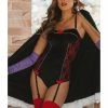 Forplay Queen Of Heartbreaker Sexy Evil Villain Bodysuit Costume