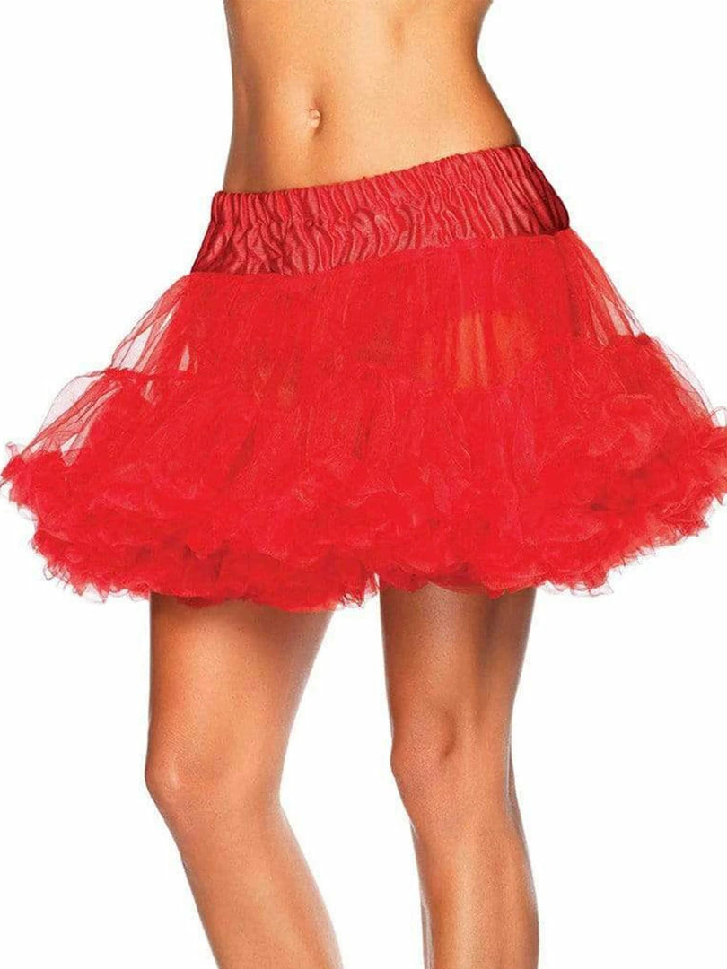 Leg Avenue Costume Accessories Red Layered Tulle Petticoat 1 Leg Avenue Costume Accessories Red Layered Tulle Petticoat