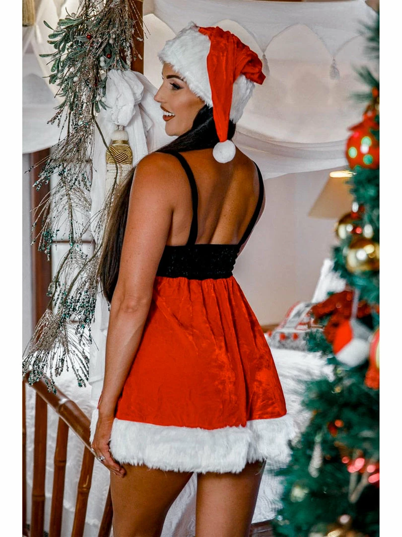 Shop Fortune Costumes Lingerie Naughty But Nice-ish Womens Sexy Santa Costume Dress 2 Shop Fortune Costumes Lingerie Naughty But Nice-ish Womens Sexy Santa Costume Dress