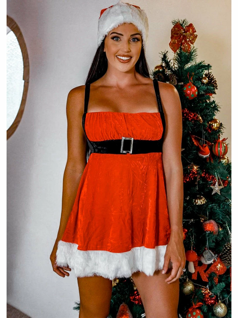 Shop Fortune Costumes Lingerie Naughty But Nice-ish Womens Sexy Santa Costume Dress 4 Shop Fortune Costumes Lingerie Naughty But Nice-ish Womens Sexy Santa Costume Dress