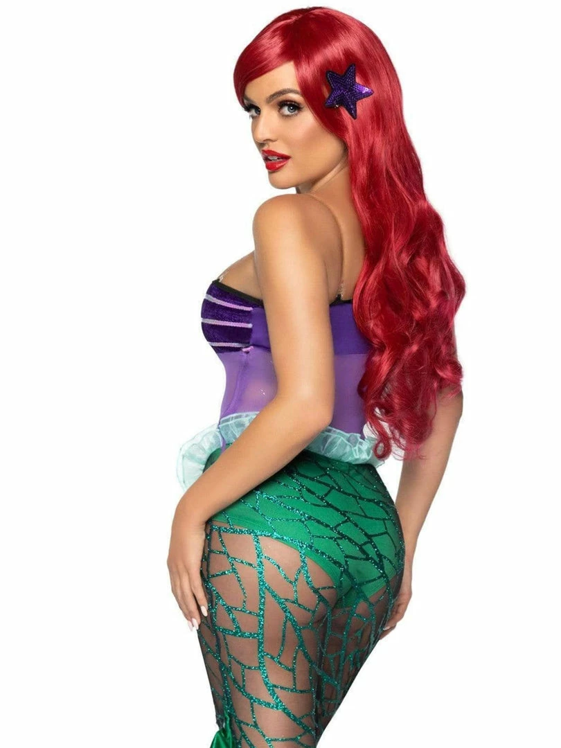 Leg Avenue Under The Sea Sheer Ariel Deluxe Mermaid Costume Costumes 6 Leg Avenue Under The Sea Sheer Ariel Deluxe Mermaid Costume Costumes