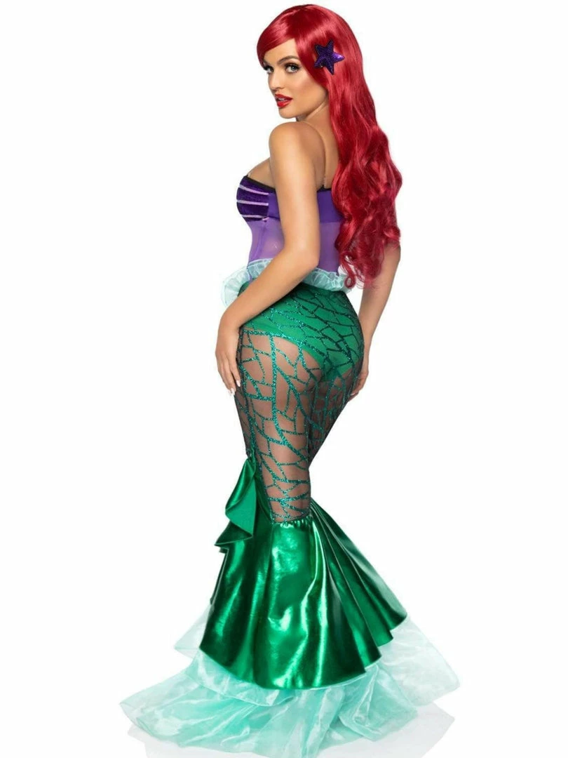 Leg Avenue Under The Sea Sheer Ariel Deluxe Mermaid Costume Costumes 9 Leg Avenue Under The Sea Sheer Ariel Deluxe Mermaid Costume Costumes