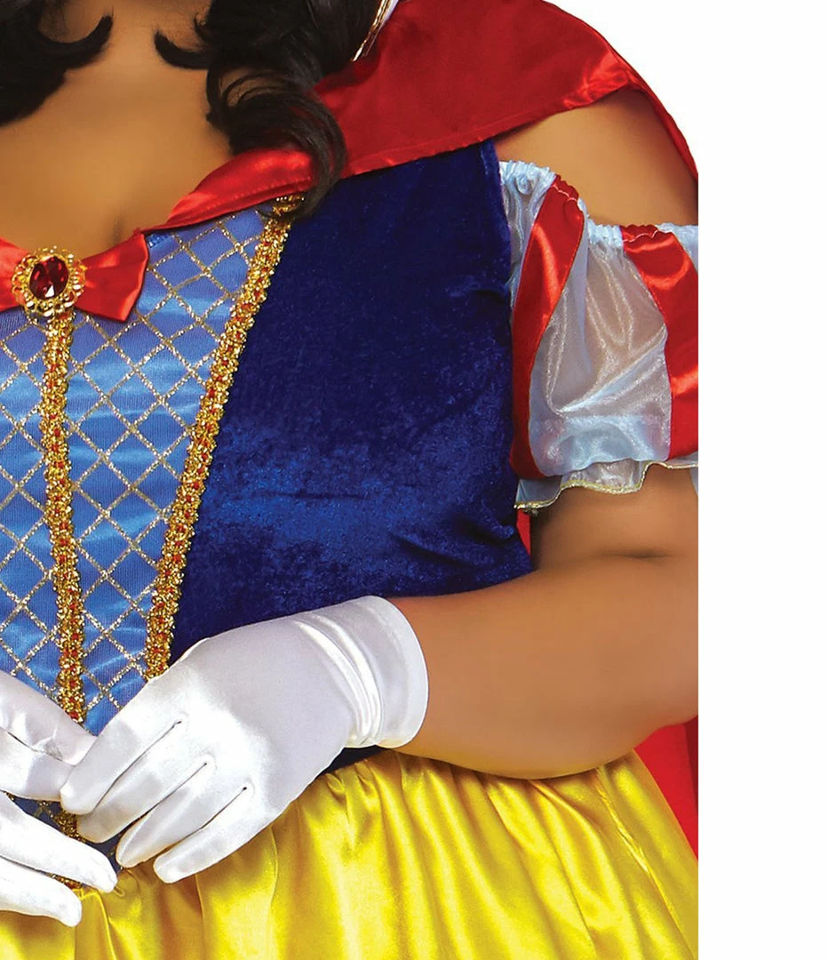 Leg Avenue Plus Size Fairytale Snow White Costume 3 Leg Avenue Plus Size Fairytale Snow White Costume