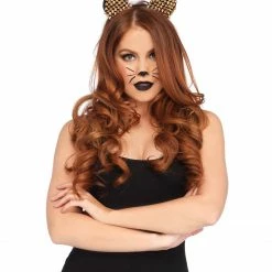 Leg Avenue Costumes Gold Studded Cat Ears Costume Accessory