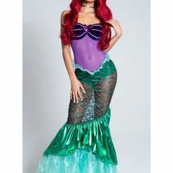 Leg Avenue Under The Sea Sheer Ariel Deluxe Mermaid Costume Costumes