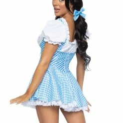 Leg Avenue Dorothy Blue Gingham Farm Girl Costume Dress Costumes 10 Leg Avenue Dorothy Blue Gingham Farm Girl Costume Dress Costumes