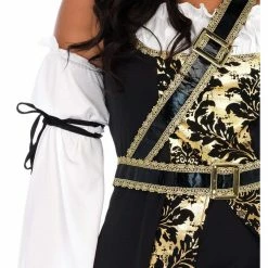 Leg Avenue Sexy Plus Size Pirate Costume Black Sea Buccaneer Costumes